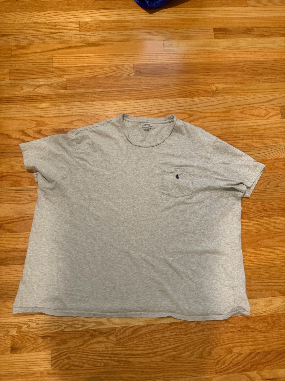 Polo Ralph Lauren Gray Pocket T-Shirt Men’s 4XB Big & Tall Pony Logo